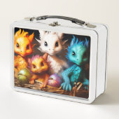 Ai Dragon Babies Metall Brotdose (Vorderseite)