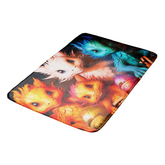 Ai Dragons Badematte (Schrägansicht)