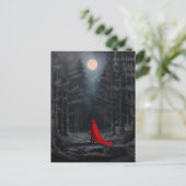 AI dunkle Nacht Postkarte (Stehend Vorderseite)