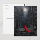 AI dunkle Nacht Postkarte (Vorne/Hinten)