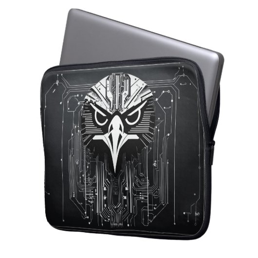 AI EAGLE NEOPRENE LAPTOPSCHUTZHÜLLE (Vorderseite Links)