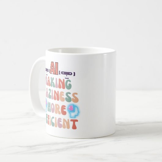 AI - Effizientere Luftraumnutzung Kaffeetasse (Vorderseite Links)