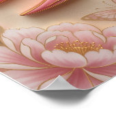 Ai: Elegant Calligraphy "Love" 260010014 Poster (Ecke)