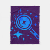 AI-Emblem Twinkle-Sterne, Leuchtturm der digitalen Fleecedecke (Vorderseite)