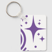 AI-Emblem Twinkle Sterne, Leuchtturm des digitalen Schlüsselanhänger (Vorderseite)