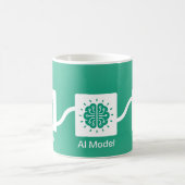 AI-Ersteller-Prozess-Grafik-Mug Kaffeetasse (Mittel)