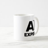 AI Expert™ Kaffeetasse (VorderseiteRechts)
