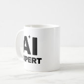 AI Expert™ Kaffeetasse (Vorderseite Links)