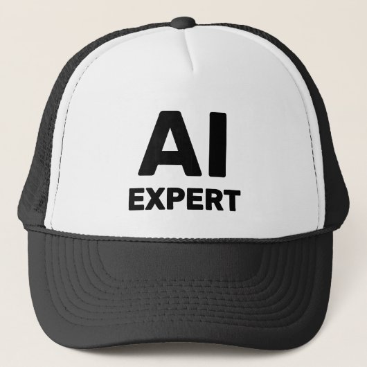 AI Expert™ Trucker Hat Truckerkappe (Vorderseite)
