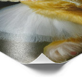 AI extravagant Hund Fotodruck (Ecke)