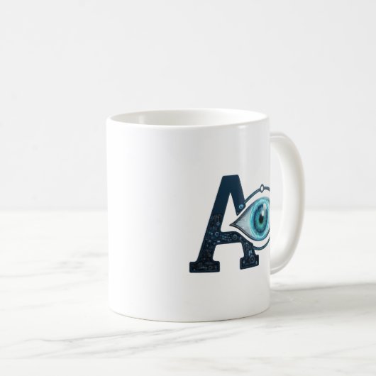 AI Eye Kaffeetasse (VorderseiteRechts)