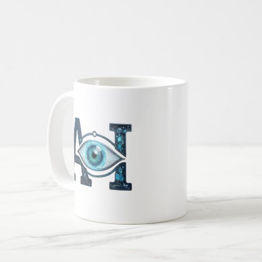AI Eye Kaffeetasse (Vorderseite Links)