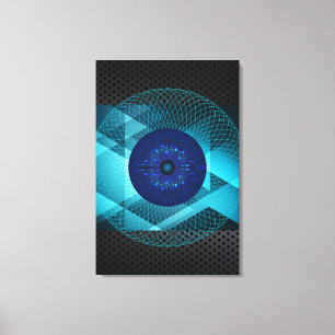 AI EYE LEINWANDDRUCK