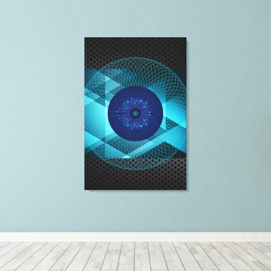 AI EYE LEINWANDDRUCK (Insitu (Holzboden))