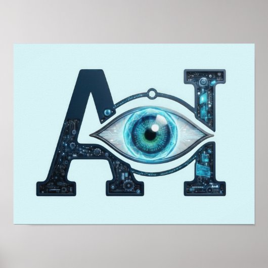 AI Eye Poster (Vorne)