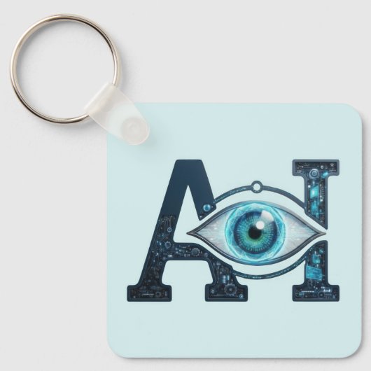 AI Eye Schlüsselanhänger (Vorderseite)