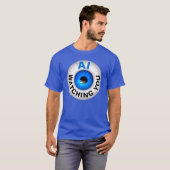 AI Eyeball (dunkel) T - Shirt (Vorne ganz)