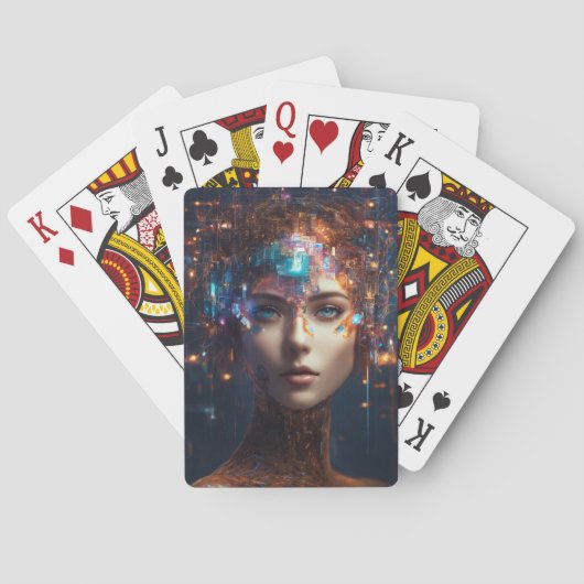 AI Face Poker Deck" Spielkarten (Rückseite)