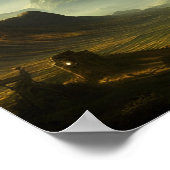 AI Fantasy Landscape #01 Poster (Ecke)