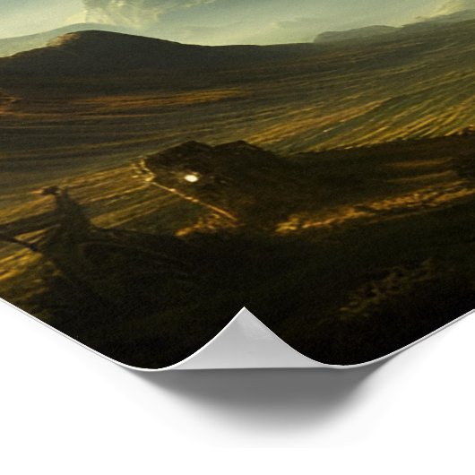 AI Fantasy Landscape #01 Poster (Ecke)