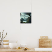 AI Fantasy Landscape #02 Poster (Küche)