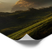 AI Fantasy Landscape #03 Poster (Ecke)