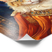 AI Fany Cat Fotodruck (Ecke)