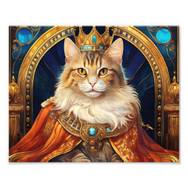 AI Fany Cat Fotodruck