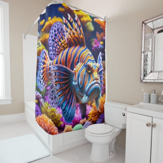 AI Fish Duschvorhang (Beispiel)