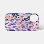 AI Floral iPhone 12 Mini Case - Eleganter Stil Hülle (Rückseite (Horizontal))