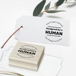 AI-freies menschliches Design und Kreation - Benut Gummistempel