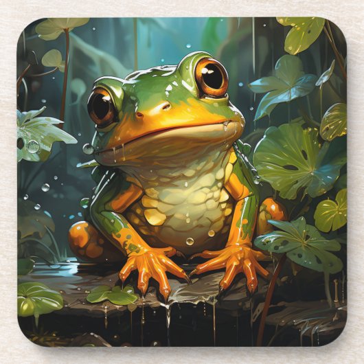 Ai Frog Getränkeuntersetzer (Vorderseite)