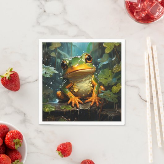 Ai Frog Serviette (Beispiel)