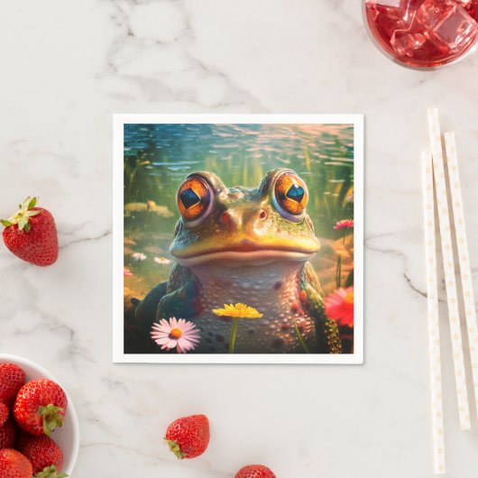 Ai Frog Serviette (Beispiel)