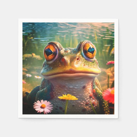 Ai Frog Serviette (Vorderseite)