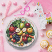 AI Frucht- und Veggie-Papier-Teller Pappteller (Party)