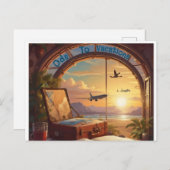 AI für Ferien Postkarte (Vorne/Hinten)