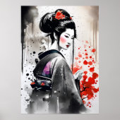 AI Geisha Poster (Vorne)