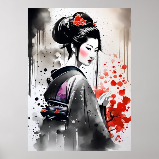 AI Geisha Poster (Vorne)