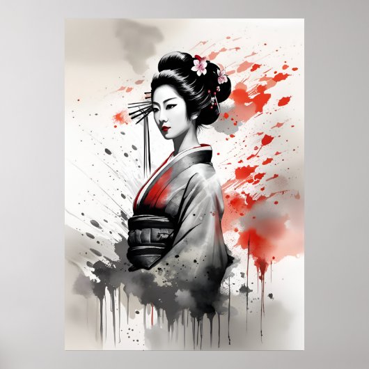 AI Geisha Poster (Vorne)