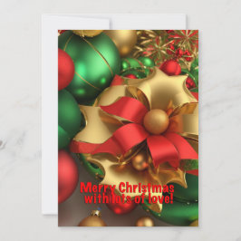 AI Generated Christmas Art Feiertagskarte