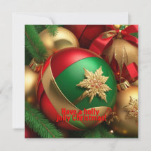 AI Generated Christmas Greetings Art
