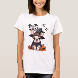 Ai Generated | Französischer Bulldog | Halloween T-Shirt