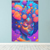 Ai Generated Girl Leinwanddruck (Insitu (Holzboden))