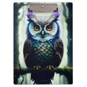 Ai Generated Owl Klemmbrett (Vorderseite)