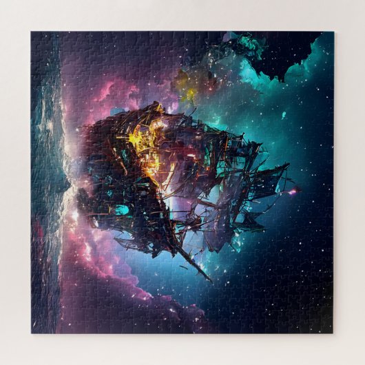 AI Generated Pirate Ship Puzzle (Horizontal)