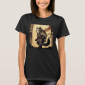 AI Generated Shinobi Cat T-Shirt (Vorderseite)