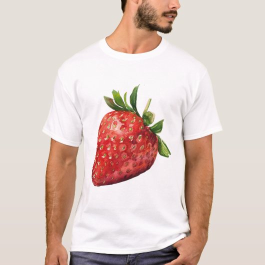 AI Generated Strawberry Berry T-Shirt (Vorderseite)