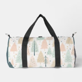 AI Generated Trees Christmas Duffle Bag (Vorderseite)