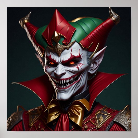 AI Generated Vampire Art Poster (Vorne)